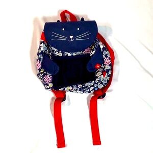 Floral Kitty Backpack